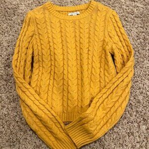 Gold/yellow Medium American Eagle Sweater